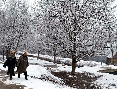 Snow fall in Kashmir / PTI File Photo