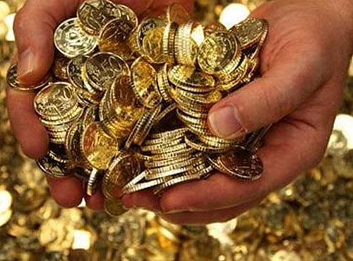 Shares of gold financing firms Muthoot Finance and Manappuram Finance today surged up to 20 per cent after the Reserve Bank allowed NBFCs to lend up to 75 per cent of the value of metal from 60 per cent at present. Reuters File Photo