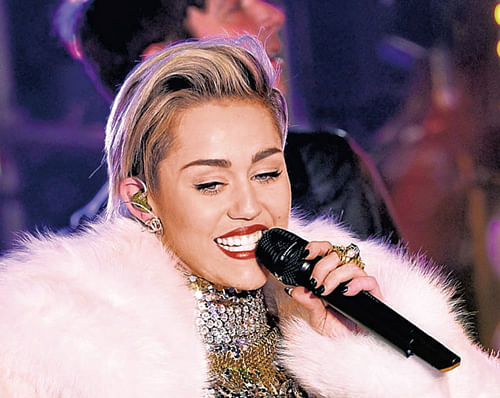 Miley Cyrus. DHNS