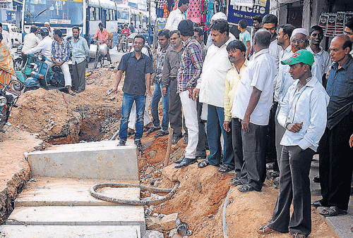 Traders of Tannery Road have been resisting BBMP's attempt to widen the road.