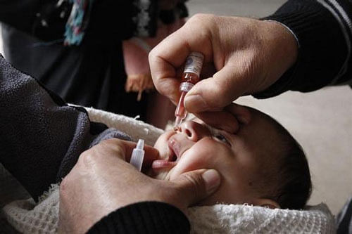 India remained polio free for the third consecutive year. It made the country eligible for the World Health Organisation's polio elimination certificate, which may be handed over to the government next month. Reuters File Photo.