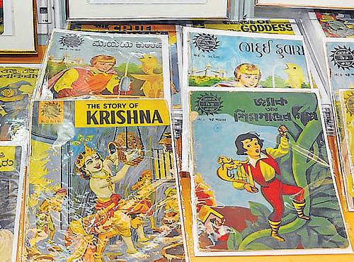 Amar Chitra Katha's issues of 'European Fairytales' and 'No 11 Story of  Krishna'. DHNS