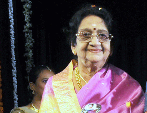 Renowned Telugu actress Anjali Devi died in a private hospital here Monday. The 86-year-old was suffering from heart-related problems. DH file photo