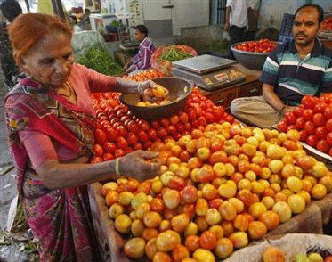 Retail inflation eases to 9.87 percent in December. File photo -Reuters
