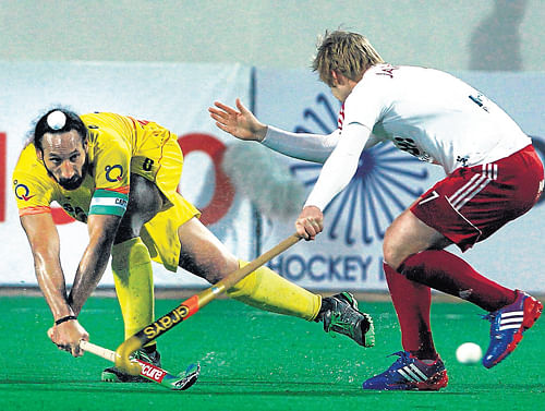 Captain Sardar Singh (left) will have to play a pivotal role if India are to get the better of Australia. PTI
