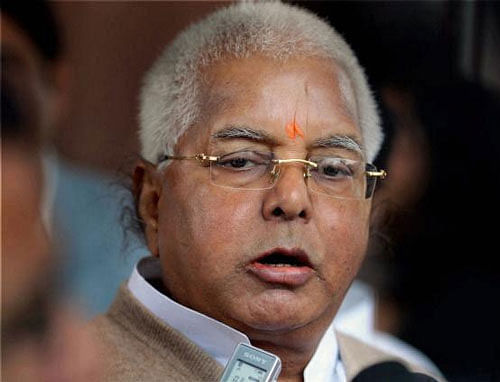 Recognising importance of social media used successfully by political leaders like Narendra Modi and others, RJD president Lalu Prasad has opened an account on Twitter. PTI file Photo.