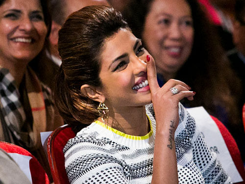 Priyanka skips Golden Globes, enjoys after-party. AP Photo