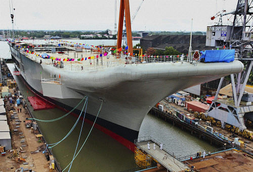 The Bombay High Court on Thursday agreed to hear a public interest case on granting antiquity status to what was once India's most powerful warship, the aircraft carrier Indian Museum Ship (IMS) Vikrant. PTI File Photo.