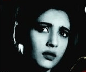 A still from Suchitra Sen's 'Deep Jwele Jai' movie