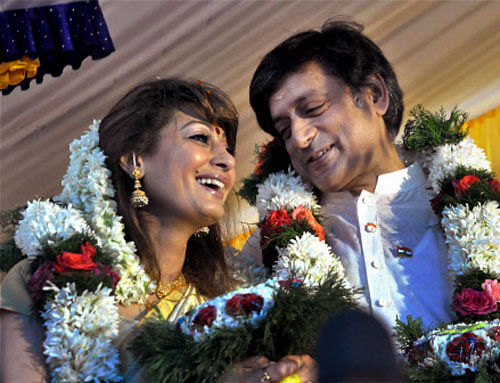 An aide to Minister of State Shashi Tharoor Friday night said that Sunanda Pushkar was found dead at her hotel room at 8.30 p.m. but there was ''no sign of foul play''. PTI file Photo