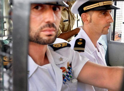 Lawyers of the two Italian marines facing trial for murder in India will Monday ask India's Supreme Court for formal police charges, Rome's envoy in the case has said. PTI file photo