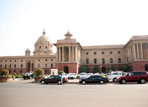 The Ministry of External Affairs in South Block. Courtesy www.mea.gov.in .
