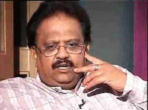 Singing legend S P Balasubrahmanyam fell ill shortly after receiving the inaugural Lifetime Achievement award at a function here last night. TV grab