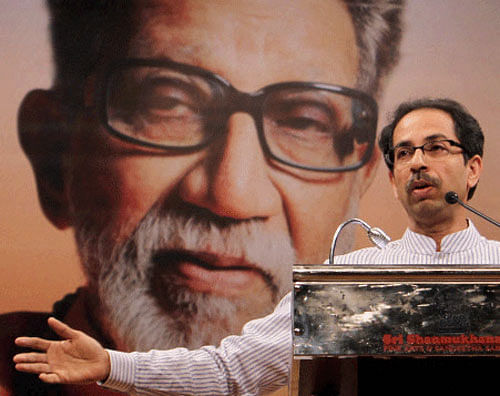 A little over a year after the death of Shiv Sena chief Bal Thackeray, his sons Uddhav (in pic) and Jaidev are locked in a legal row over property worth crores left behind by the party patriarch. PTI File Photo