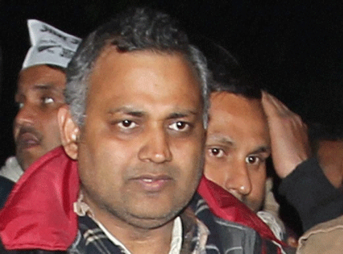 One of the African women assaulted in a midnight raid in south Delhi has accused Delhi Law Minister Somnath Bharti of having led the group that barged into her house and assaulted them. PTI photo