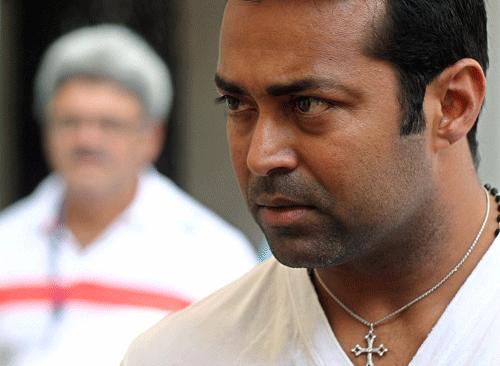 Veteran Indian tennis ace Leander Paes and his Czech partner Radek Stepanek were knocked out of the Australian Open men's doubles competition after going down in straight sets in the quarterfinal here today. PTI file photo