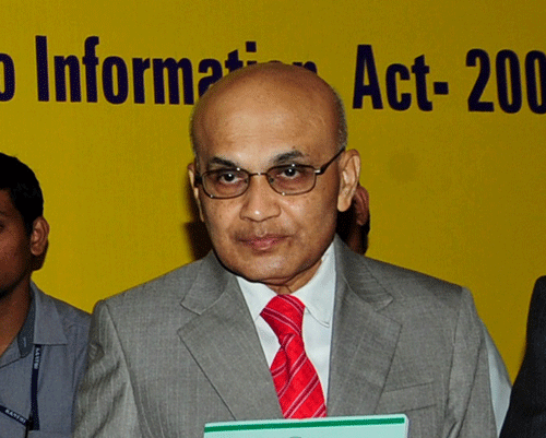 Chief Information Commissioner A K M Nayak. DH Photo