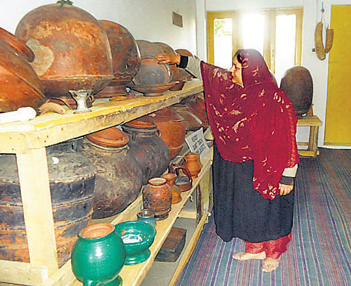 A view of Atiqa Bano's modest museum in Jammu & Kashmir. Photo courtesy: WFS