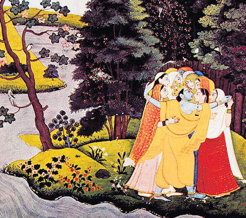 Mathura style of painting.