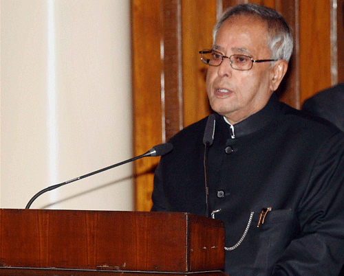 President Pranab Mukherjee. PTI file image