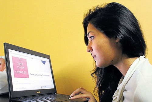 Nearly 40 percent of parents across the world, especially women and those belonging to lower-middle and poor families, learn from their children how to use computer or internet. DH file photo for representation only