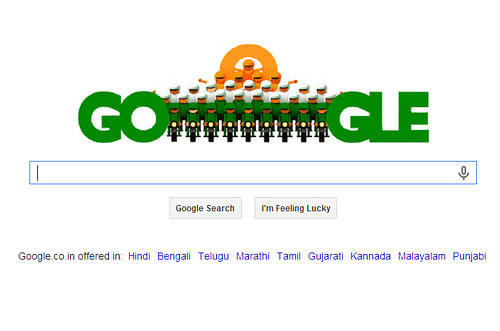 Screenshot of the Google Doodle.
