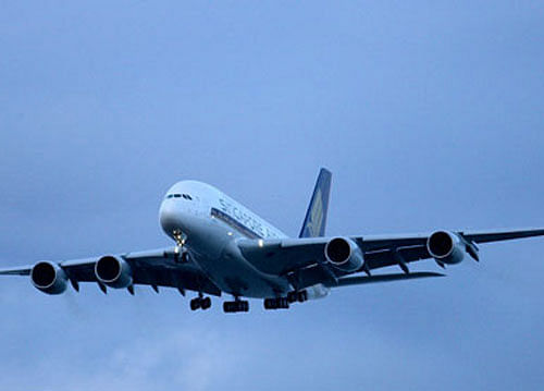 After demands by some major foreign carriers for several years, Civil Aviation Ministry today approved the operations of Airbus A-380s in India at four airports currently equipped to handle these super jumbos. Reuters File Photo