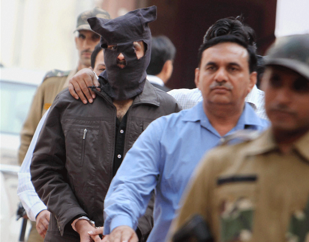 Associates of Indian Mujahideen co-founder Yasin Bhatkal are planning to commit a ''sensational kidnapping'' in the national capital to secure the terrorist's release, Delhi Police told a court Monday. PTI File Photo