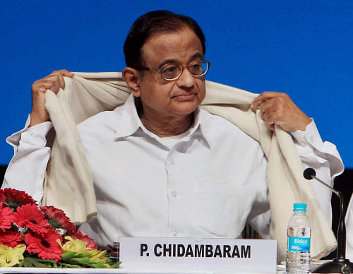 Union Finance Minister P. Chidambaram during the International Customs Day 2014 function in New Delhi on Monday. PTI Photo
