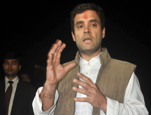 Reaching out to the strata between BPL and middle class, Rahul Gandhi today said Congress will focus on giving these 70 crore people a better life and basic social security as he sought direct feedback from labourers and street vendors for Lok Sabha poll manifesto. PTI File Photo