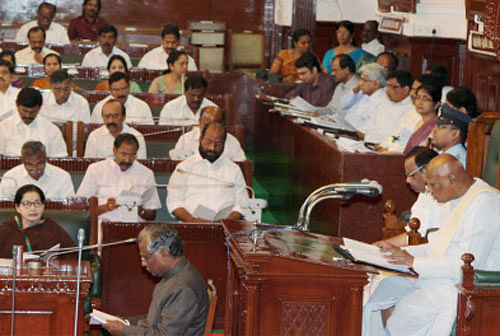 Opposition party members evicted from Assembly. PTI file image of Tamil Nadu Assembly