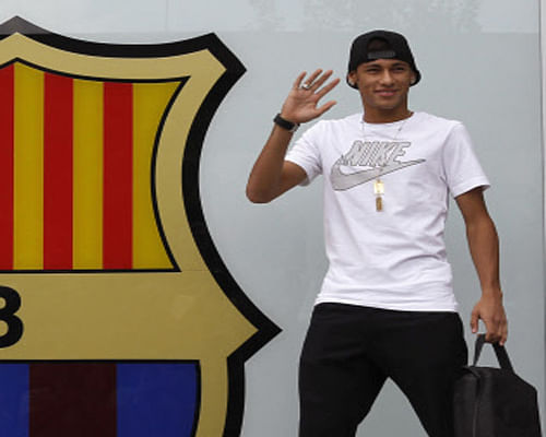 Allegations of financial irregularities in the transfer of Neymar has put the club in a spot of bother. Reuters File Photo