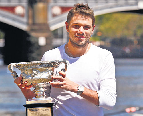 Stanislas Wawrinka played brilliantly to capture the Australian Open crown against a struggling Rafael Nadal. Reuters Photo