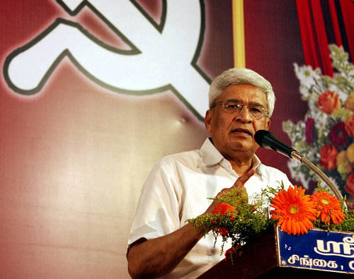 Communist Party of India-Marxists (CPM) General Secretary Prakash Karat described the YSR Congress as ''a truly non-Congress secular party in Andhra Pradesh''.  PTI File Photo.