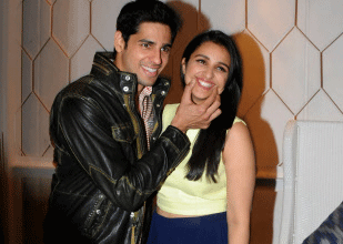 Sidharth Malhotra and Parineeti Chopra promoting their upcoming film 'Hasee To Phasee' in Bangalore. DH photo