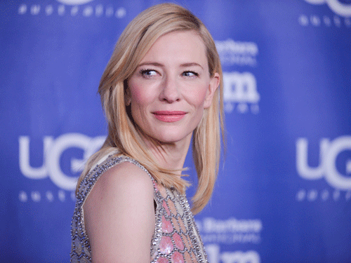 Actress Cate Blanchett responds to Dylan's abuse claims against Allen. AP Photo