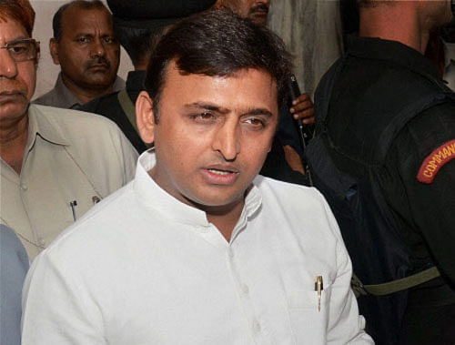 Uttar Pradesh Chief Minister Akhilesh Yadav today held a 'Janta ka Darbar' at his residence to hear grievances of the people and directed officials to take appropriate action. PTI File Photo