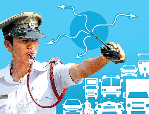 Traffic cops in fringe areas  fumble as walkie-talkies go dead