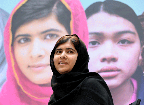 Malala was nominated last year for the Nobel Peace Prize and won the European Union's Sakharov human rights prize for her crusade for the right of all children to an education. AP file photo