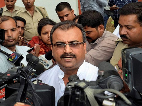 Taking stern action against dissident activities within the party, the Bihar BJP today suspended two party MLAs  Awanish Kumar Singh and Rana Gangeshwar Singh  for their alleged anti-party activities. PTI File Photo