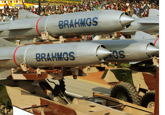 Further boosting Navy's firepower, the 290km-range BrahMos supersonic cruise missile was successfully fired from a naval warship INS Trikand in salvo mode in the Arabian Sea. PTI File Photo