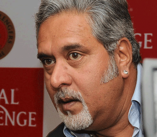 Vijay Mallya, chairman of USL. DH photo