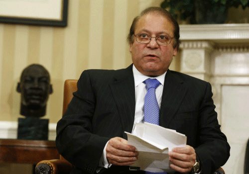 'The past flawed policies on Kashmir should not be allowed to overshadow the Kashmiris' right to self-determination now. Prime Minister Nawaz Sharif's recent dialogue offer to India should be seen in that context,' the editorial said. Reuters File Photo