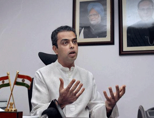 Minister of State for Communications and IT Milind Deora / PTI file photo
