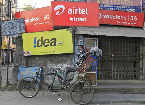 There is no time limit for the sale of spectrum and the duration of the auction will depend on the appetite of the eight companies in the fray -- Bharti Airtel, Vodafone, Idea Cellular, Reliance Jio Infocomm, Aircel, Tata Teleservices, Telewings (Uninor) and Reliance Communications. Reuters file photo
