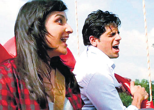 Parineeti Chopra and Siddharth Malhotra in the film.