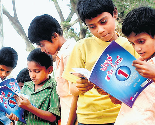 Even as school exams under the State board are set to begin in less than a month, a number of schools in the City have not yet received various textbooks. DHNS