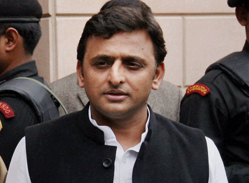In an apparent bid to what the Samajwadi Party said 'expose the lies' of the BJP Prime Ministerial candidate Narendra Modi, Uttar Pradesh chief minister Akhilesh Yadav has launched a hoarding war against the saffron party leader. PTI File Photo