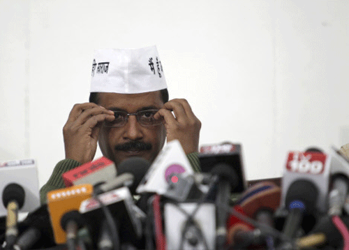 BJP today took a jibe at Delhi Chief Minister Arvind Kejriwal for his threat to resign if the Jan Lokpal Bill is not passed by the state Assembly, saying he is looking at an escape route as he is unable to run the government. AP File Photo