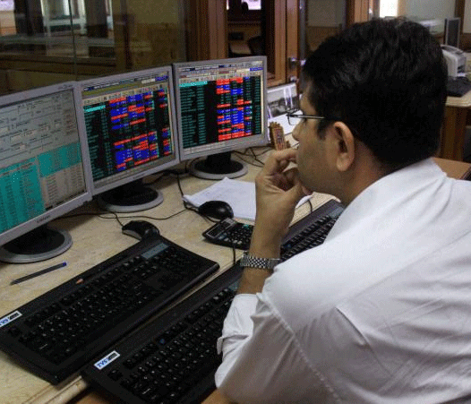 Retreating from one-week high levels, the benchmark Sensex today slid over 42 points to decline for the first time in five days on losses in TCS, HDFC and Bharti Airtel shares as investors booked profits. PTI File Photo